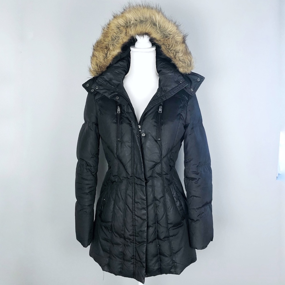 Marc New York Andrew Marc black puffer coat (S)